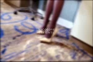 nicolove 爆操情趣黑蕾丝母狗  背景图片