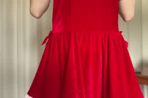 健身网红AsianPeachyQueen圣诞女郎白浊之夜  背景图片