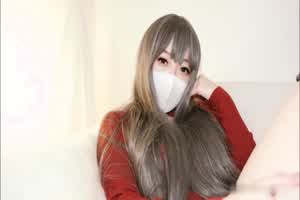 网红柚子猫冬日诱惑红色毛衣  背景图片