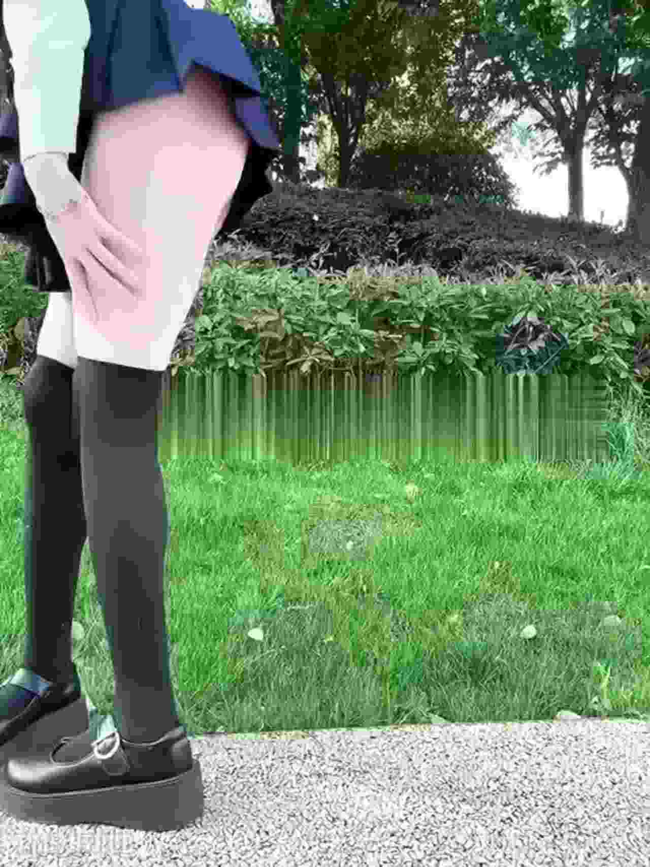  小萝莉被调教成小母狗户外露出尿尿 的剧照1