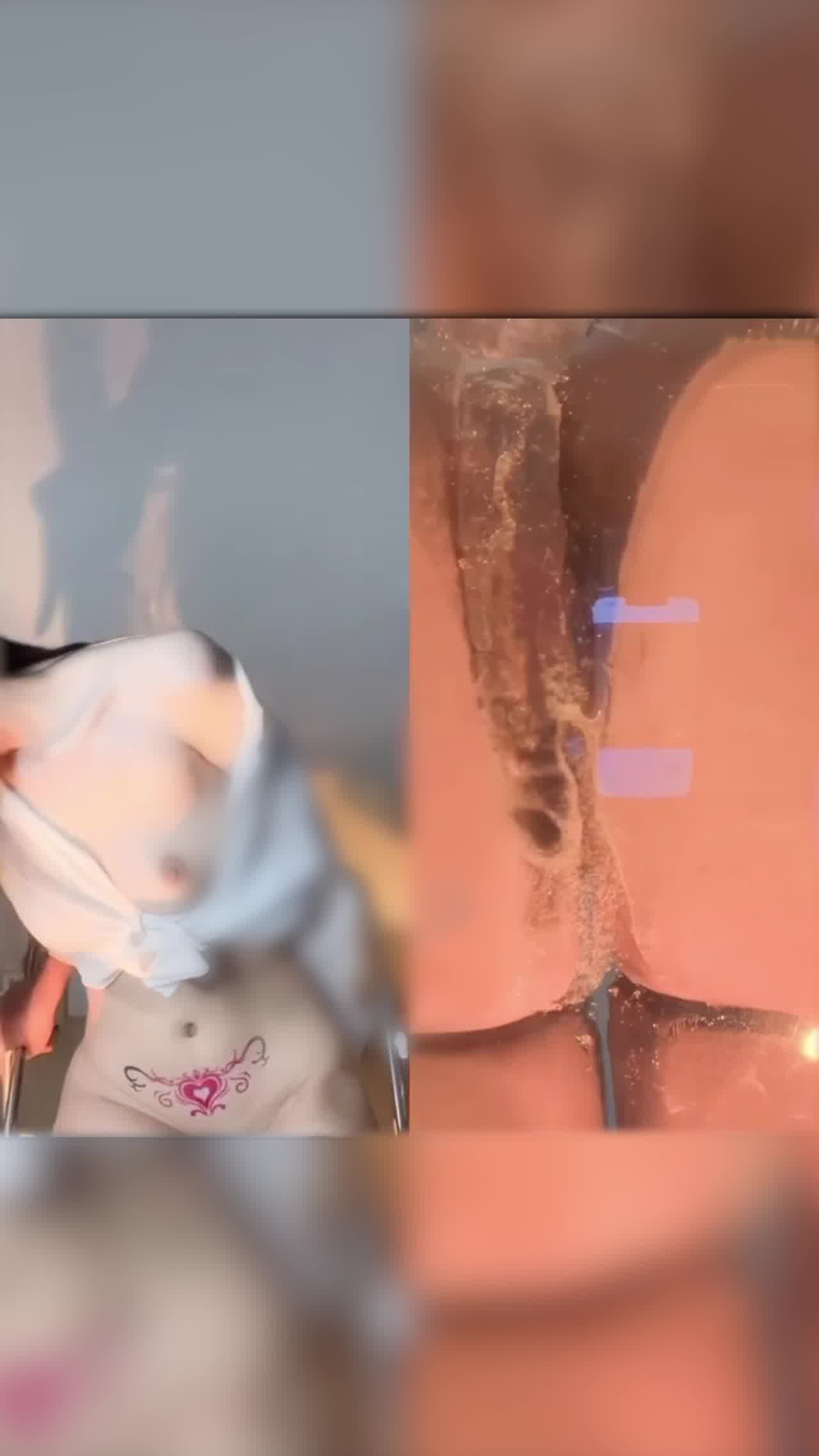  刺淫纹欠操的主播开双萤幕特写自慰插逼 的剧照4